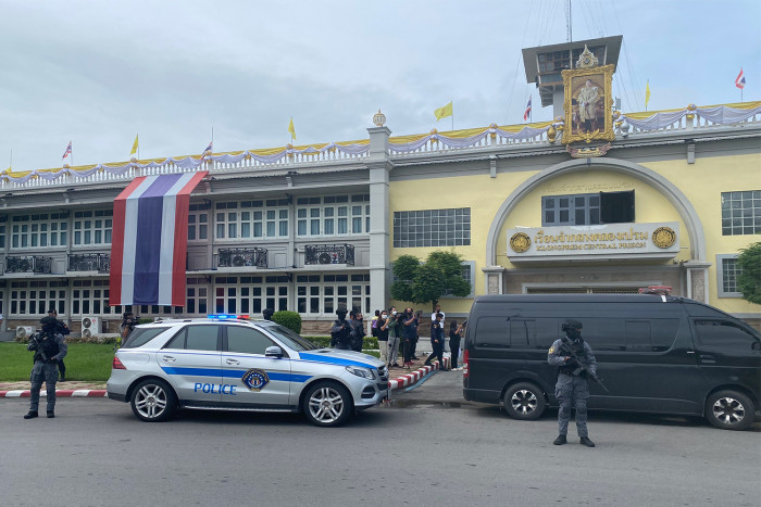 Overcrowded living quarters in Klong Prem Central Prison 