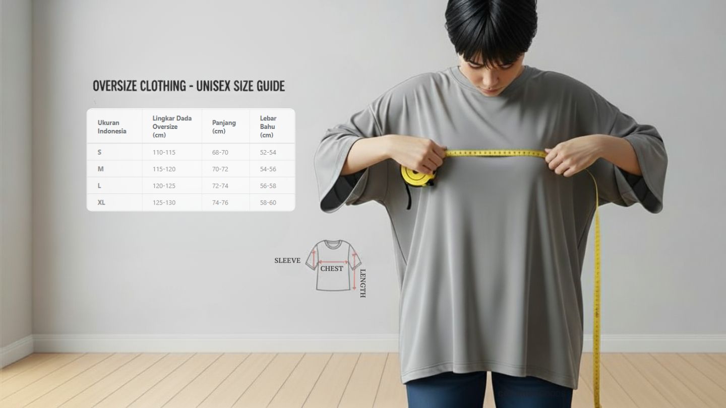 Membedakan Antara Ukuran Besar dan Desain Oversized