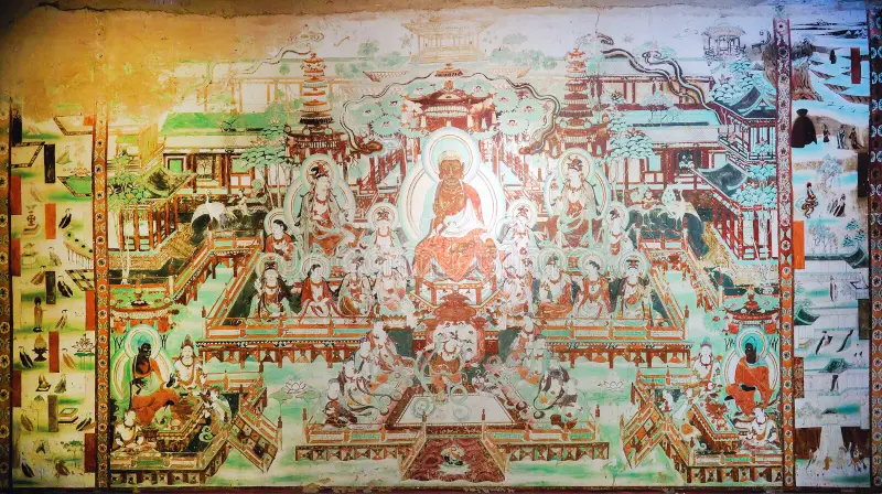 Dunhuang mural